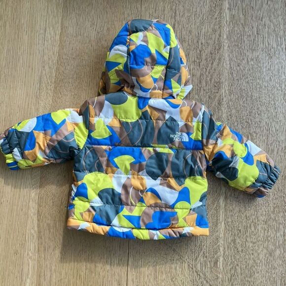 NWT $90 The North Face Reversible Mt. Chimbo Full Zip Jacket Infant Size 3- 6 M - Picture 2 of 7
